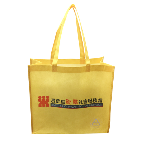 Custom Printed Non-Woven Tote Bag With 100% Rpet Material with